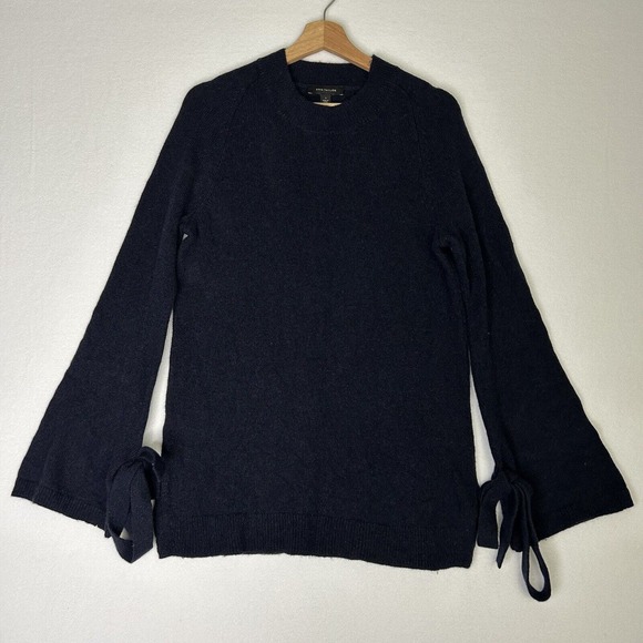 Ann Taylor Sweaters - Ann Taylor Small Wool Cashmere Tie Sleeve Sweater